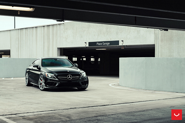 Фото дисков Vossen HF-5 Серебро на Mercedes-Benz C-Class (W205)