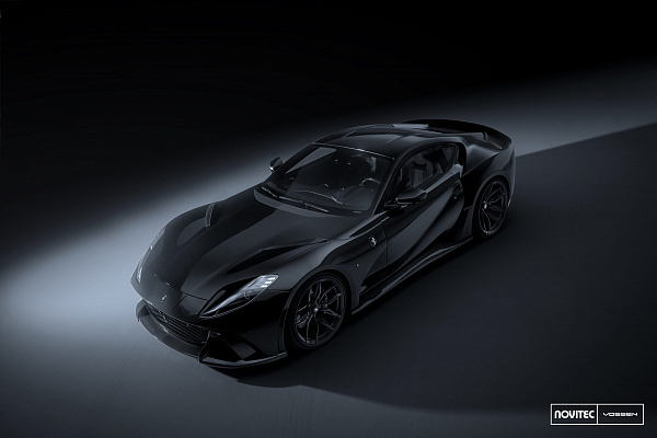 Фото дисков NOVITEC NF11 Черный глянец на Ferrari 812
