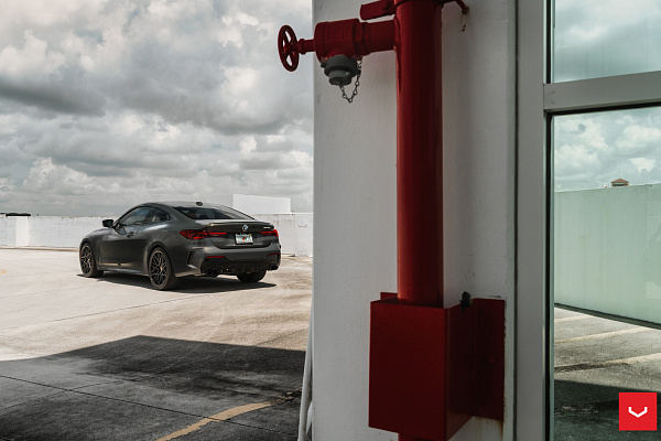 Фото дисков Vossen HF-7 Черный глянец на BMW 4/M4 (G22/G82)
