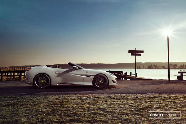 Фото дисков NOVITEC NF8 Черный сатин на Ferrari Portofino