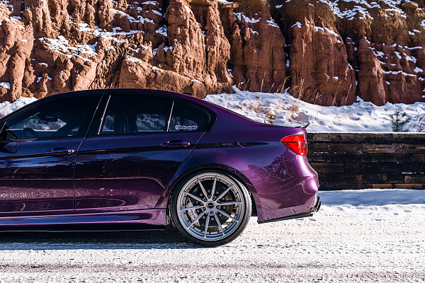 Фото дисков Brixton Forged R11-R Сатиновый лак на BMW 3/M3 (F3x/F80)