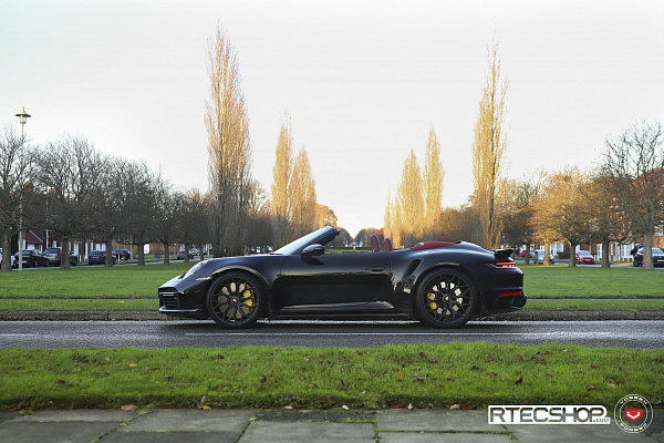 Фото дисков Vossen S17-01 Черный сатин на Porsche 911 VIII
