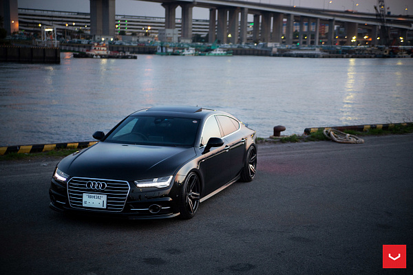 Фото дисков Vossen HF-1 Алмазная проточка на Audi A/RS 7 (4G)