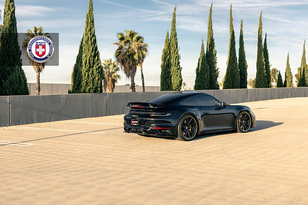 Фото дисков HRE S104SC Черный сатин на Porsche 911 VIII