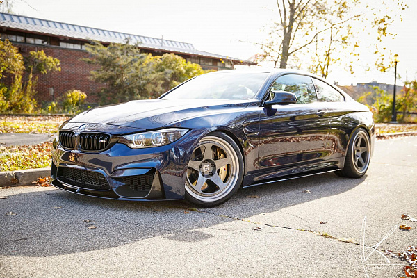 Фото дисков HRE 305 Глянцевый графит на BMW 4/M4 (F32/F82)