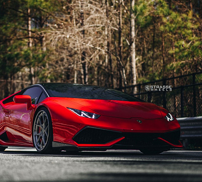 Фото дисков Strasse Wheels SM5R Deep Concave FS на Lamborghini Huracan