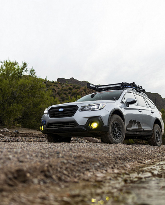 Фото дисков FUJI Черный сатин на Subaru Outback BT