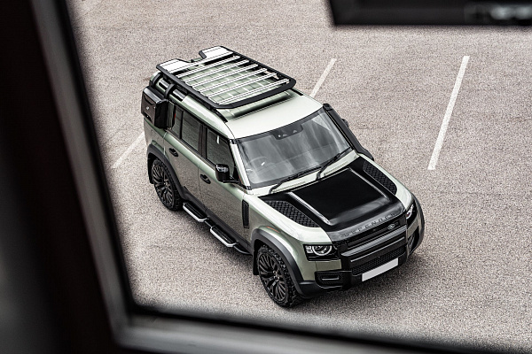 Фото дисков Kahn Kahn RS Черный сатин на Land Rover Defender II