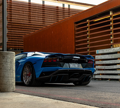 Фото дисков Brixton Forged VL4 на Lamborghini Aventador