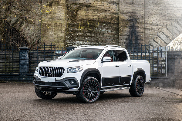 Фото дисков Kahn Kahn RS Черный сатин на Mercedes-Benz X-Class