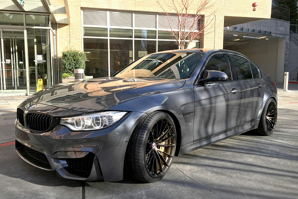 Фото дисков HRE P103 Глянцевая бронза на BMW 3/M3 (F3x/F80)