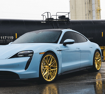 Фото дисков Vossen EVO-5 на Porsche Taycan I