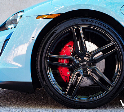 Фото дисков Vossen HF-1 на Porsche Taycan I