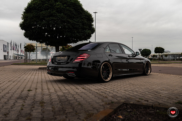 Фото дисков Vossen M-X2 (3-Piece) Черный сатин на Mercedes-Benz S-Class (W222, C217)