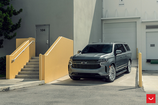 Фото дисков Vossen HF6-5 Серебро на Chevrolet Suburban XII