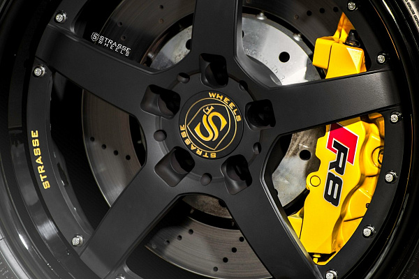 Фото дисков Strasse Wheels S5 Performance Черный сатин на Audi R8 (Typ 42)