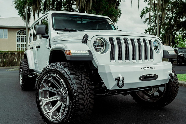 Фото дисков 4PLAY 4P60 Сатиновый графит на Jeep Wrangler IV (JL)