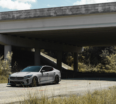 Фото дисков Vossen EVO-3 на Kia Stinger