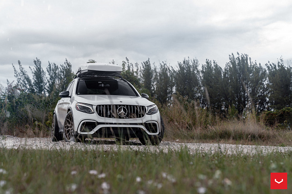 Фото дисков Vossen HF-2 Сатиновая бронза на Mercedes-Benz GLC (X253, C253)
