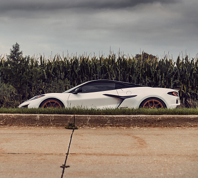 Фото дисков Vossen EVO-3R на Chevrolet Corvette C8
