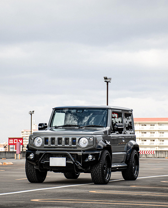 Фото дисков 501 Черный сатин на Suzuki Jimny IV