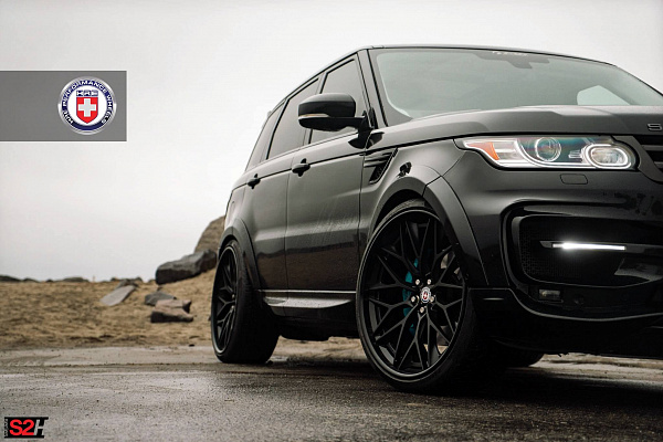 Фото дисков HRE S200H Черный сатин на Range Rover Sport II