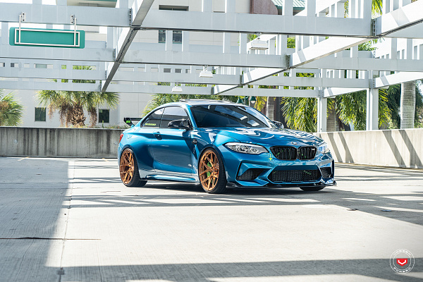 Фото дисков Vossen S21-01 Глянцевая медь на BMW 2/M2 (F22/F87)