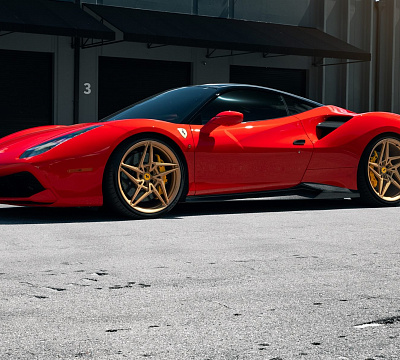 Фото дисков Anrky S1-X3 на Ferrari 488