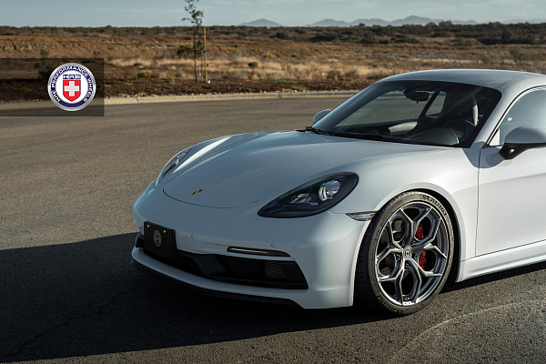 Фото дисков HRE P111SC Сатиновый тонированный лак на Porsche Cayman II