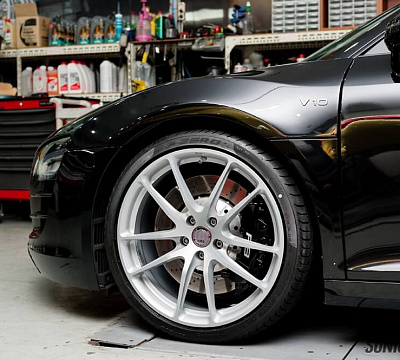 Фото дисков HRE P104 на Audi R8 (Typ 42)