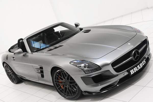 Фото дисков BRABUS Monoblock F (Platinum Edition) Матовый графит на Mercedes-Benz SLS AMG