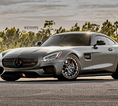 Фото дисков Strasse Wheels SM7 Deep Concave FS на Mercedes-Benz AMG GT I