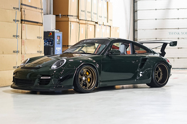 Фото дисков HRE 522 Сатиновая бронза на Porsche 911 IV