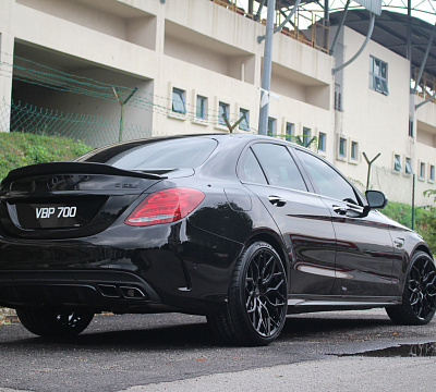 Фото дисков Vossen HF-2 на Mercedes-Benz C-Class (W205)