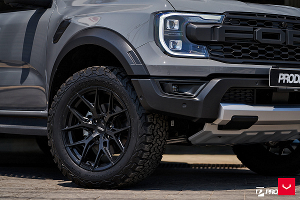 Фото дисков Vossen HF6-4 Черный сатин на Ford Ranger T6.2