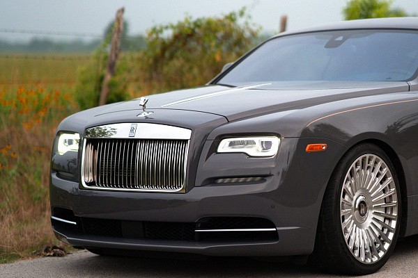 Фото дисков Brixton Forged LX07 Алмазная проточка на Rolls-Royce Wraith