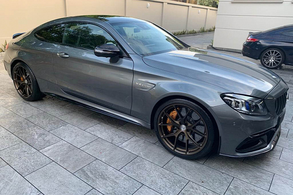 Фото дисков HRE P101 Сатиновая бронза на Mercedes-Benz C-Class (W205)