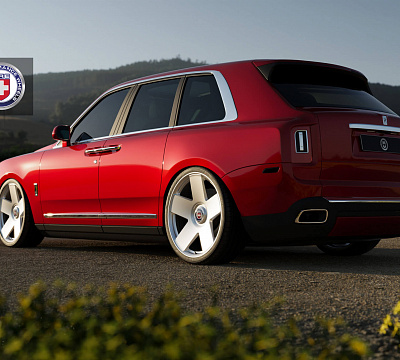 Фото дисков HRE L105M на Rolls-Royce Cullinan
