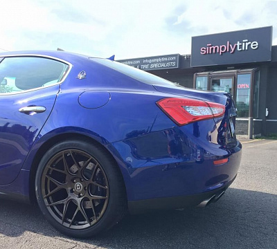 Фото дисков HRE FF01 на Maserati Ghibli