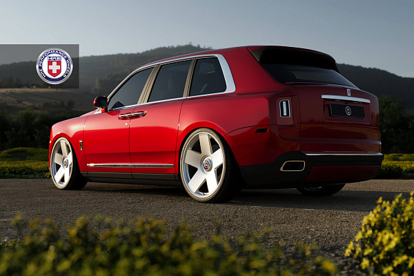 Фото дисков HRE L105M Сатиновый лак на Rolls-Royce Cullinan