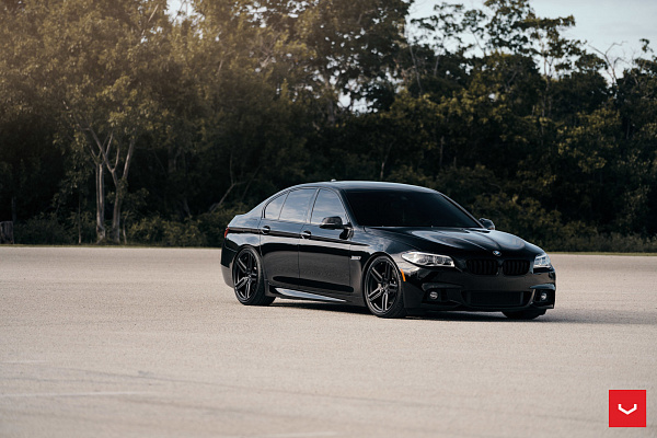 Фото дисков Vossen HF-1 Черный сатин на BMW 5/M5 (F10)