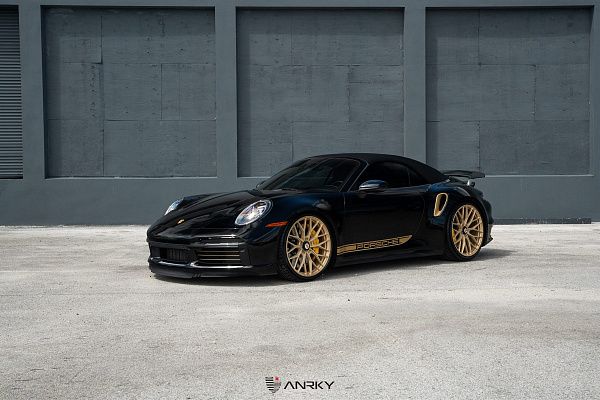 Фото дисков Anrky AN10 Сатиновое золото на Porsche 911 VIII
