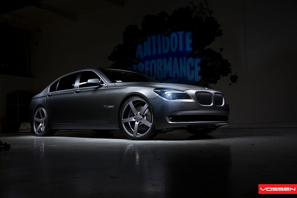 Фото дисков Vossen CV3 Сатиновый графит на BMW 7 (F01/F02/F04)