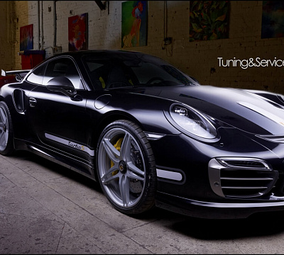 Фото дисков HRE P107 на Porsche 911 VII
