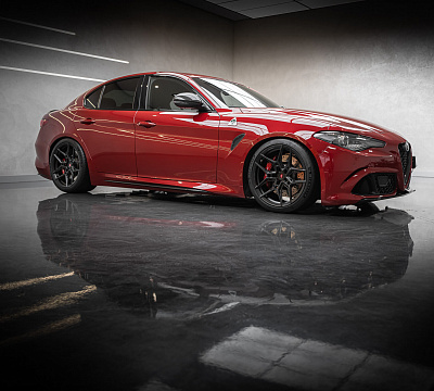 Фото дисков Vossen EVO-4R на Alfa Romeo Giulia II (952)