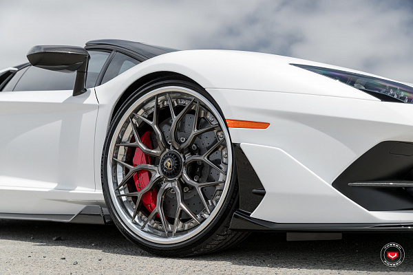 Фото дисков Vossen S17-01 (3-Piece) Глянцевый темный лак на Lamborghini Aventador