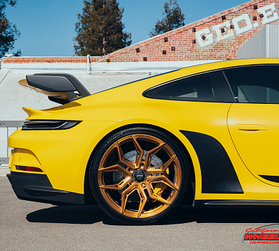 Фото дисков Vossen EVO-3R на Porsche 911 VIII