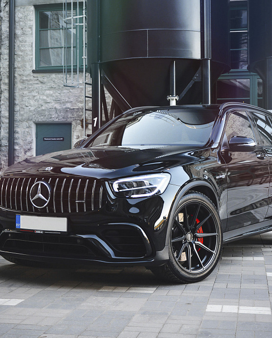Фото дисков HF-3 Черный сатин на Mercedes-Benz GLC (X253, C253)