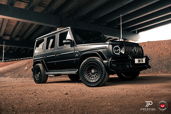 Фото дисков Vossen LC3-13T Черный сатин на Mercedes-Benz G-Class III