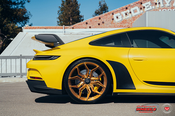Фото дисков Vossen EVO-3R Глянцевая медь на Porsche 911 VIII